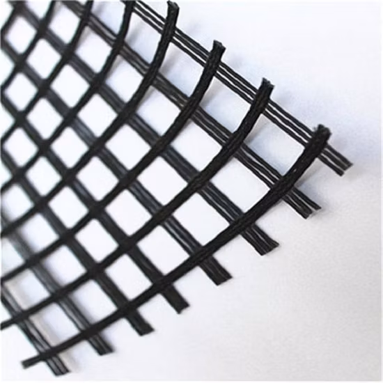Polyester (PET) Geogrid Composite Nonwoven Bitumen Coated for Asphalt Overlayer Reinforcement