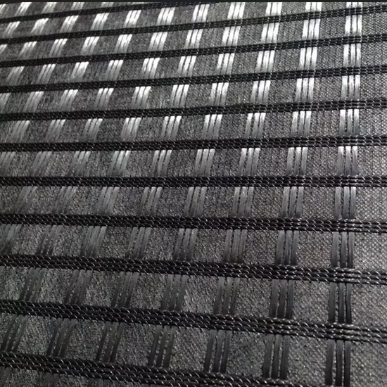 Composite Geogrid Fiberglass Geogrid Self-Adhesive Combigrid Nonwoven Geotextile for Drainage Isolation
