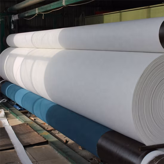 China Manufacturer PP/Pet Nonwoven Needle Punched Fabric Geotextile for Lake Road Construction