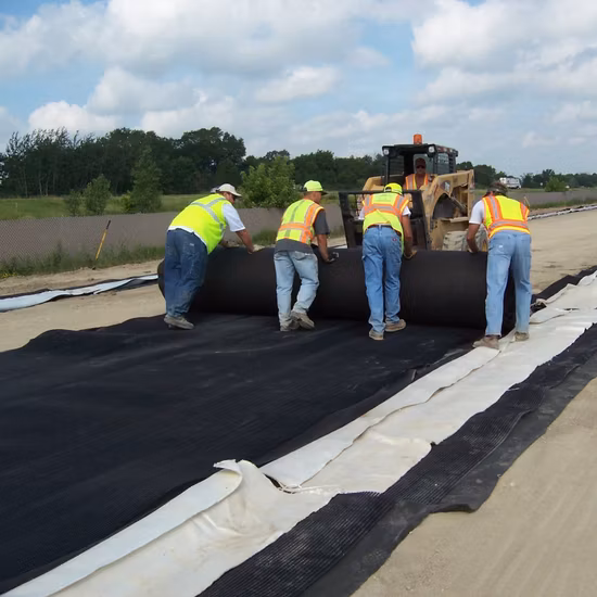 China Manufacturer PP/Pet Nonwoven Needle Punched Fabric Geotextile for Lake Road Construction