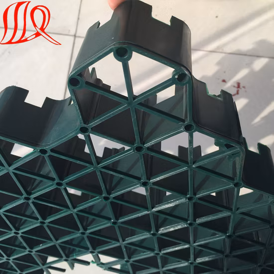 Green Color 500*500*50mm Plastic Grass Paver Grid for Parking Lot