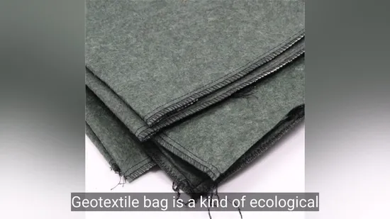 Corrosion Resistant Oxidation Resistance Non Woven Geotextile Geobag Geo Bag with High Quality