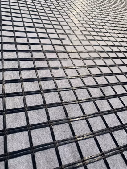 Fiberglass Geogrid Composite nonwoven Geotextile